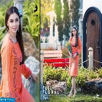 kaya Blueberry Wholesale Embroidered kurti Collection